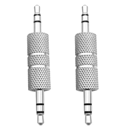 4pcs 3.5mm Male to Male Stereo Headphone Jack Audio Adapter Coupler Connector for Audio Car Bluetooth