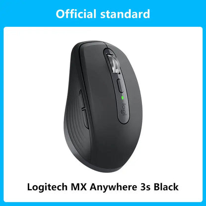 Logitech MX Anywhere 3S Wireless Ergonomic Mouse, 8000 DPI Darkfield, MagSpeed, Logitech Flow, 10m Range, USB-C, Multi-Device