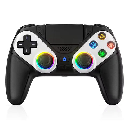 RGB Gamepad For Playstation 5/PS5 Pro/Slim/PC Wireless PS5 Controller 3D Game Joystick Dual Vibration Macro/Turbo Function