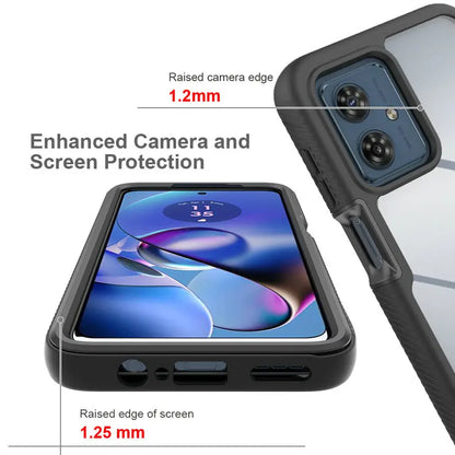 For Motorola Moto G86 Power G56 G77 G87 G55 G35 G24 G54 Power 5G Crystal Case Back Cover Moto G84 Case Phone G14 G 86 G04s funda