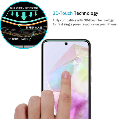 For Galaxy A35 Screen Protector Samsung 4G 5G, Tempered Glass HD 9H High Aluminum Transparent Clear Anti Scratch Case Friendly