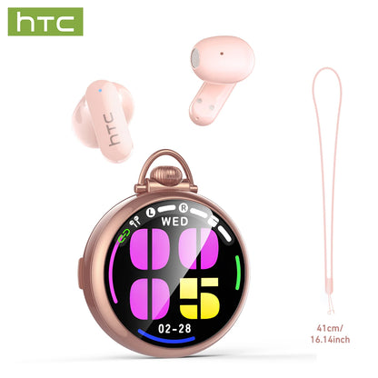 HTC NE71 True Wireless Earbuds ANC Noise Cancelling Bluetooth 6.0 22H Playtime In-Ear Comfort Gaming Low Latency