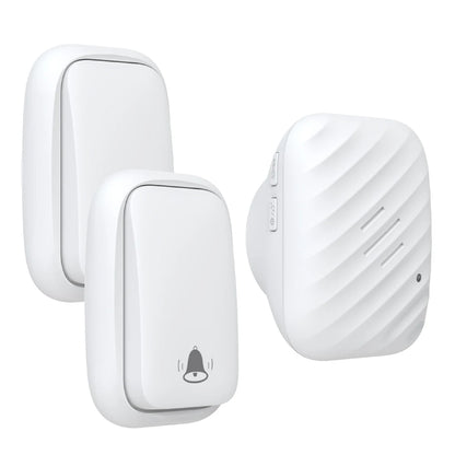 New Long-Range Self Powered Wireless Door Bell No Battery Waterproof 60 Ringtones Kinetic Doorbell EU US UK Plugs Optional
