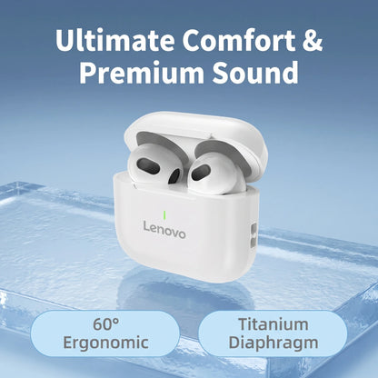 Original Lenovo A6 PRO TWS Wireless Earphone Bluetooth 5.0  HD Calls Touch Control Earbuds Gaming Headphones With Mic