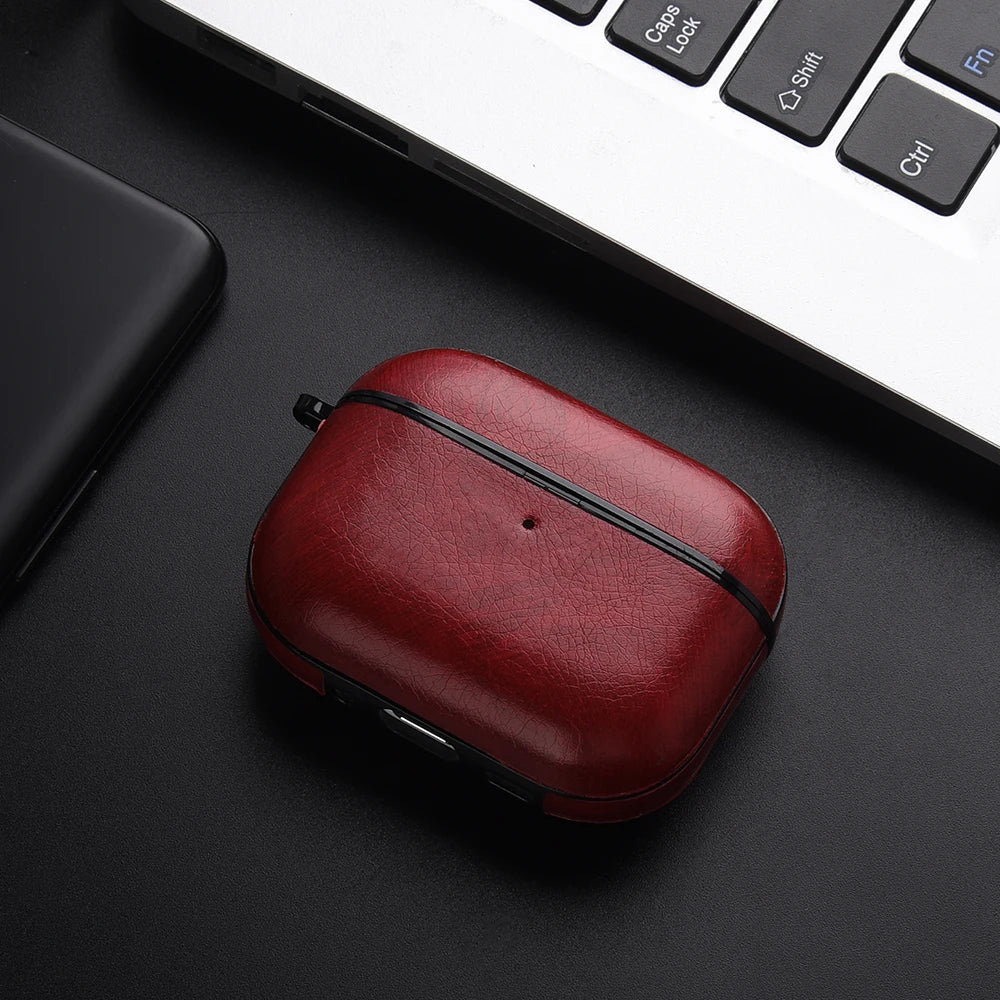 Leather PU Earphone Cover For AirPods Pro 3 2025 Case For AirPods Pro 2 2nd Pro2 Cases For AirPods 5 4 3 2 Funda Headphone Coque
