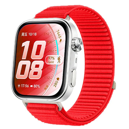 Official Nylon Braided Strap for Huawei Watch Fit 5/5 Pro Breathable Bracelet Watchband Huawei Watch Fit 4 Pro/4/3 Accessories