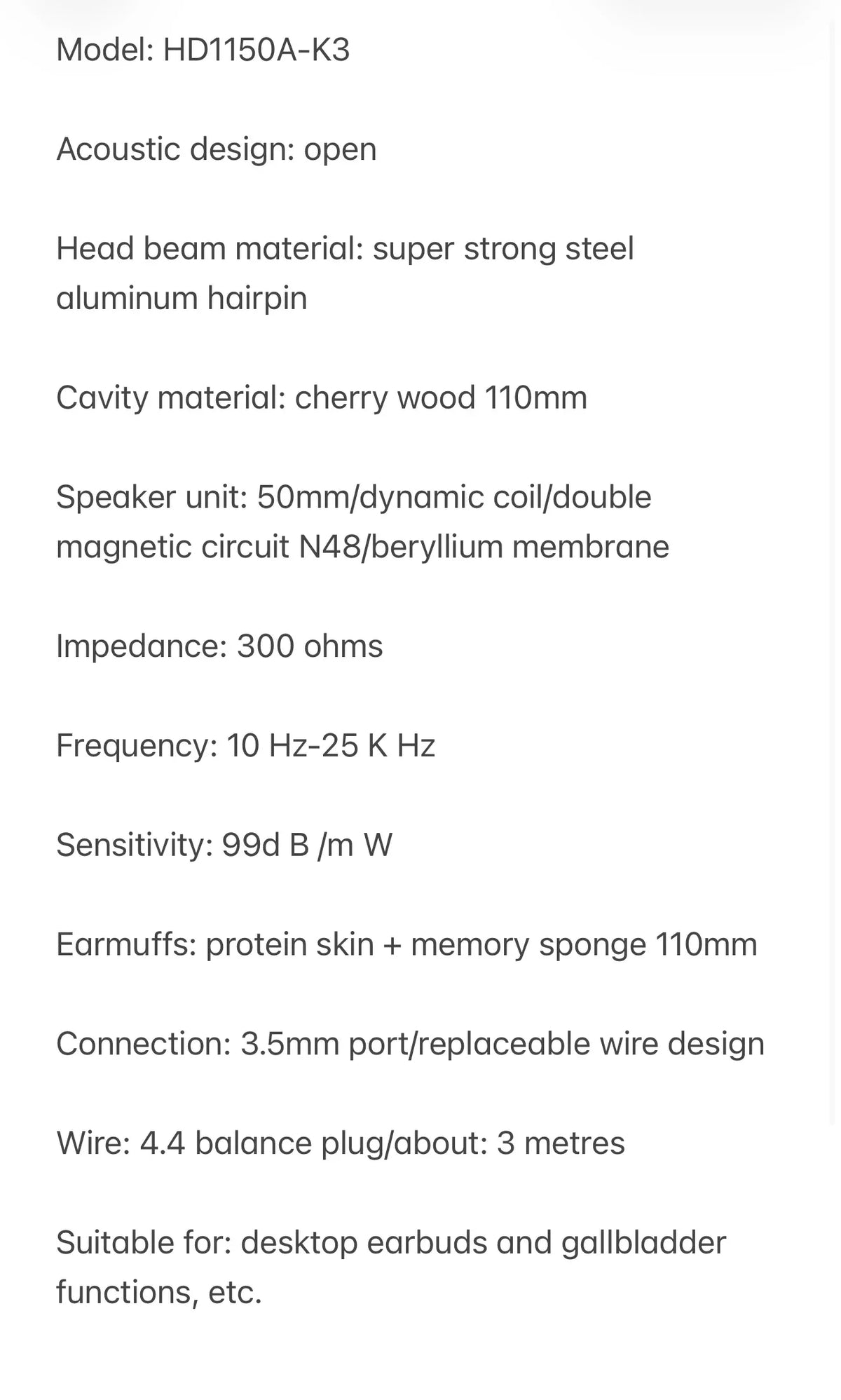 Closed-back Music Analysis Over-ear Headphones with 50mm Bio-diaphragm Monitoring Headsets