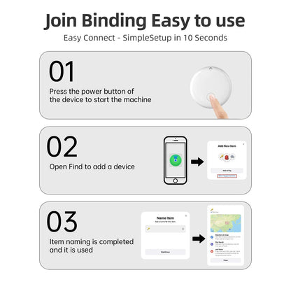 Bluetooth GPS Tag Compatible with Iphone Find My App Anti-lose Tracker Sound Locate Message Reminder Alarm Key Finder 1/2/4PCS