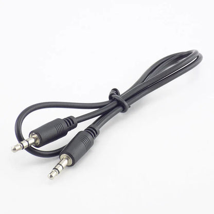 0.5m/1m 3.5mm to 3.5mm Aux Jack Male Extension cord AUX Audio Cable connectors earphone music player Headphones