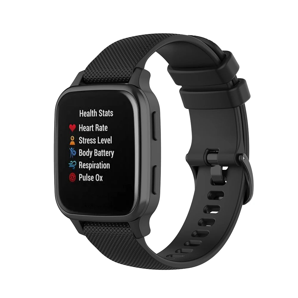 20mm 18 22 Silicone Strap For Garmin Venu SQ Venu 2 Plus Galaxy Smart Watch Band for Xiaomi Huami Amazfit GTR GTS Bip S/U