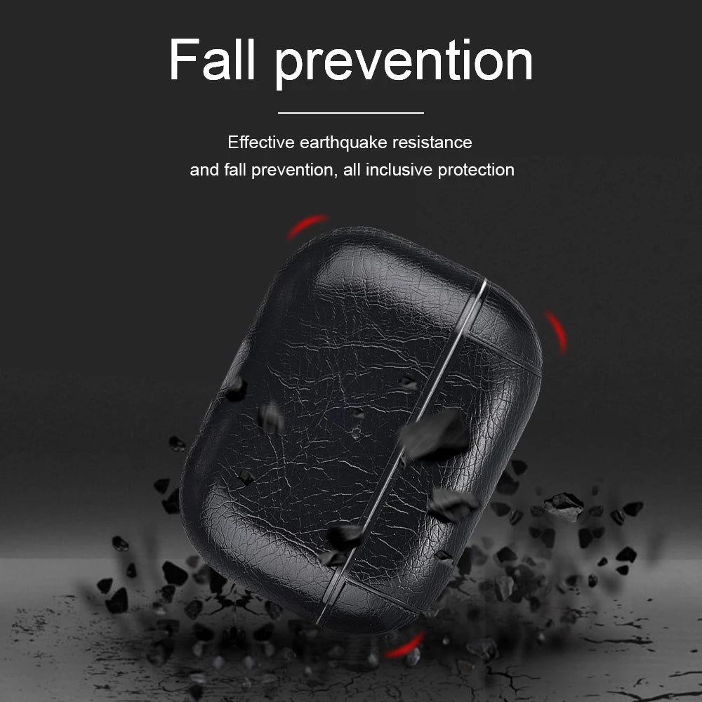 Leather PU Earphone Cover For AirPods Pro 3 2025 Case For AirPods Pro 2 2nd Pro2 Cases For AirPods 5 4 3 2 Funda Headphone Coque