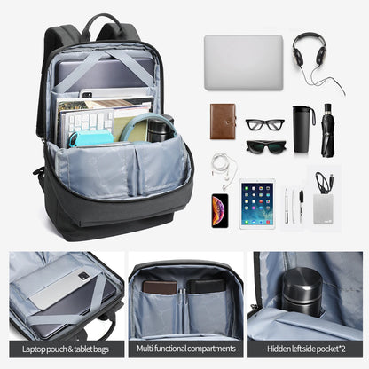 Tigernu Thin Backpack Men Laptop Backpack 15.6inch Bags College School Backpack Slim Backpack Male Travel Backpack USB Knapsacks