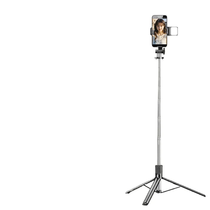Phone Holder Bluetooth Selfie Stick Tripod Handheld Smart Shooting Gadget Floor Stand Stable Support Bracket for Live Broadcast