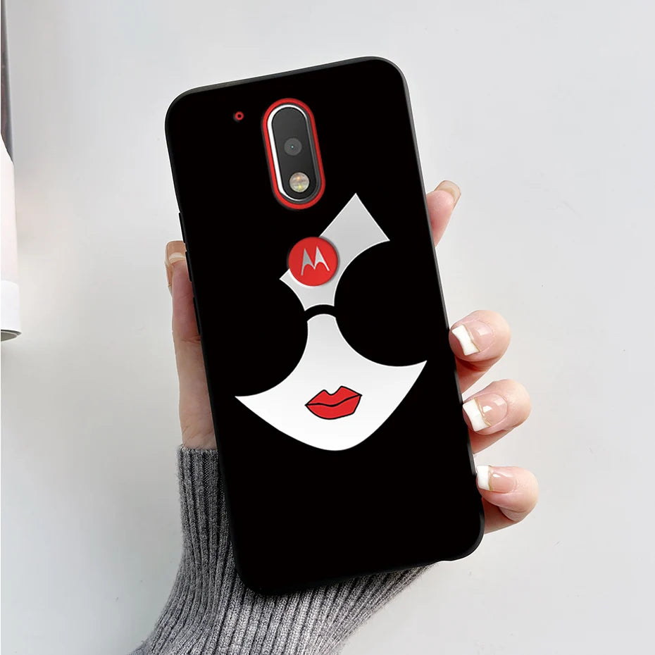 Case for Motorola Moto G4 / Moto G4 Plus / Moto G4 Play Back Cover Fashion Marble Silicone Soft TPU Protective Phone Cases Coque