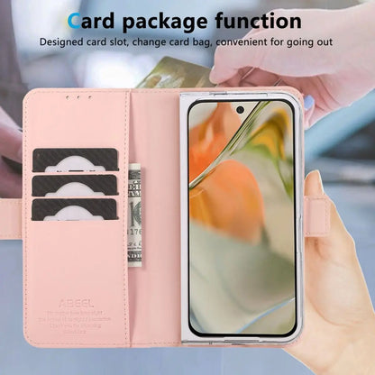For Google Pixel 11 Pro Fold Case PU Leather Pattern Flip All Inclusive Phone Cover Fingerprint-Resistant Shockproof Bumper