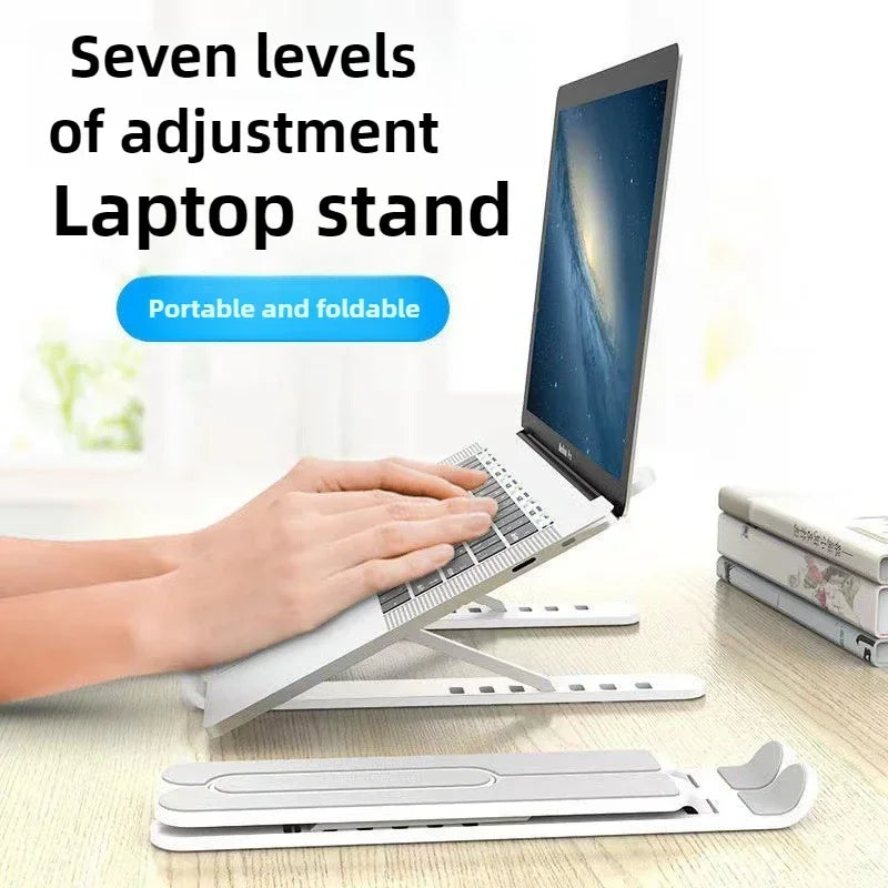 Tablet Stand Holder Folding Heat Dissipation Storage Lifting Adjustable Laptop Stand for Ipad