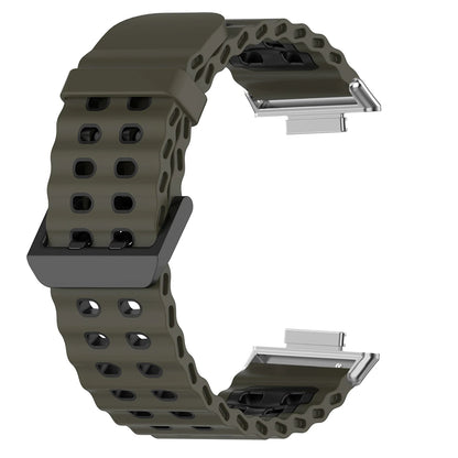 Soft Silicone Strap for Redmi Watch 6 5 4 Sports Two Tone Wristband for Xiaomi Mi Band 8 9 Pro Adjustable Rubber Wristband