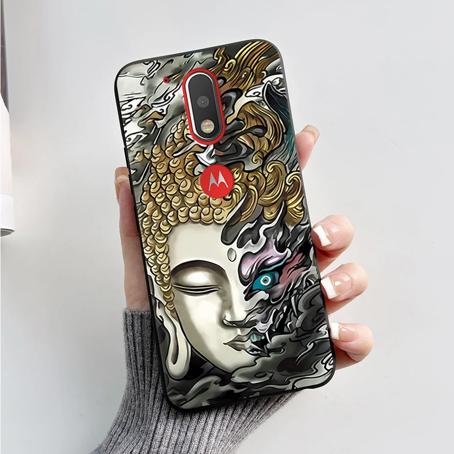 Case for Motorola Moto G4 / Moto G4 Plus / Moto G4 Play Back Cover Fashion Marble Silicone Soft TPU Protective Phone Cases Coque