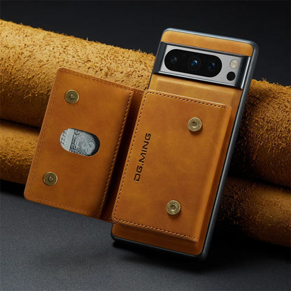 Luxury Magnetic Leather Wallet Case for Google Pixel 8 Pro 7 7A 6 6A Fold Pixel8 Pixel7 Kickstand Money Credit Card Holder Cover