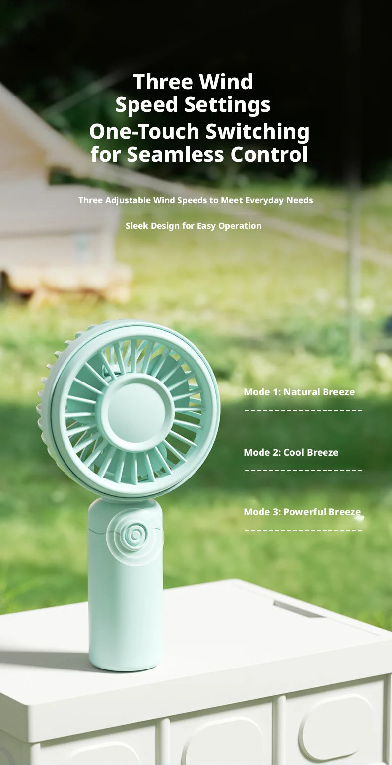 New Mini Fan Portable Mini USB Rechargeable Quiet Fans Table Makeup Eyelash Cooler Kids Outdoor Office Travel Air Cooler Fan NEW