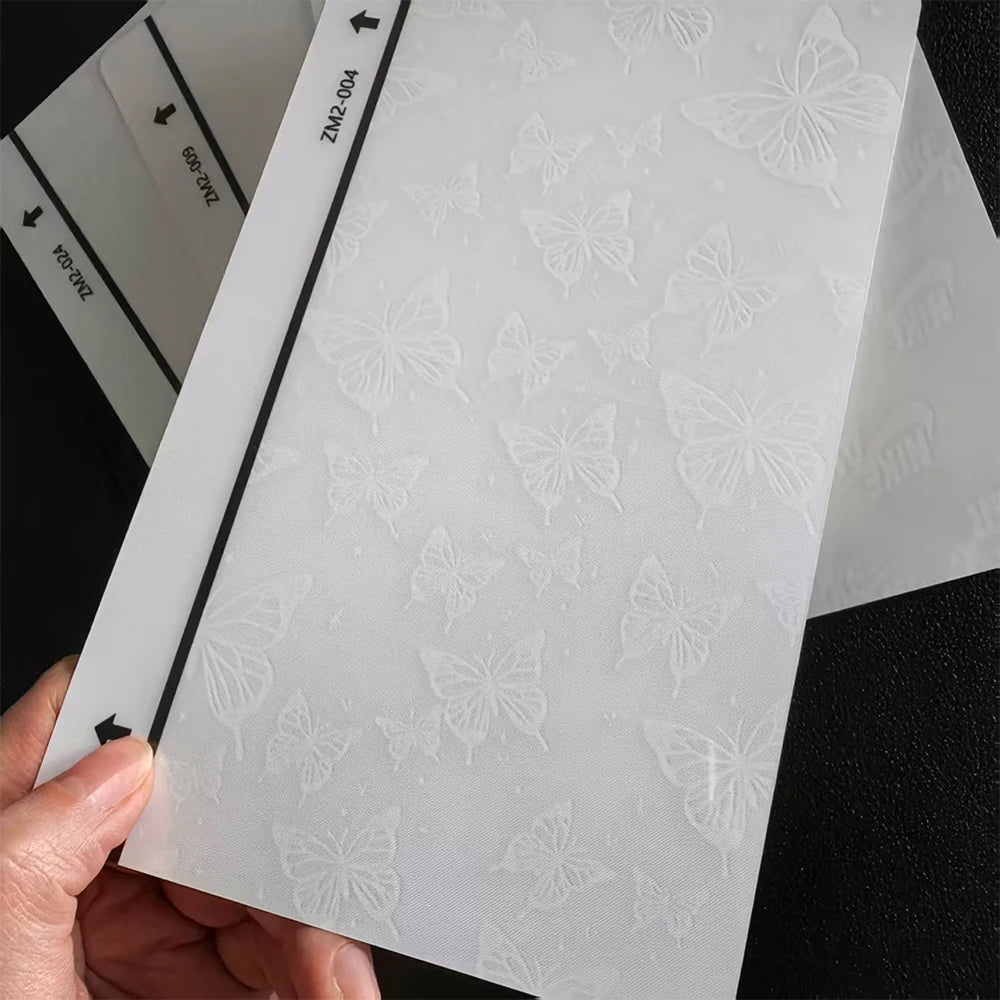 FONLYU 50PC 3D Transparent TPU Hydorgel Film With Cartoon Design Phone Back Skin Stickers for Screen Protector Cutting Machine
