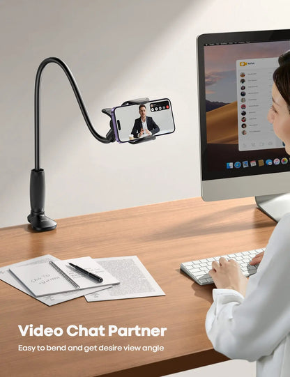Lazy Mobile Phone Holder Bedside Bed With Multifunction Live Catch Up Drama Desktop Universal Hose Creative Clip Holder