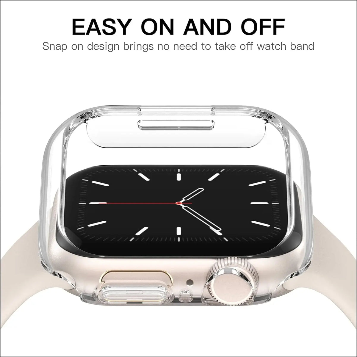 Screen Protector for Apple Watch Case 45mm 41mm 44MM 40MM 42mm 38MM Full TPU Bumper Cover Accessories iWatch Series 9 8 7 SE 6 3