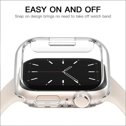 Screen Protector for Apple Watch Case 45mm 41mm 44MM 40MM 42mm 38MM Full TPU Bumper Cover Accessories iWatch Series 9 8 7 SE 6 3
