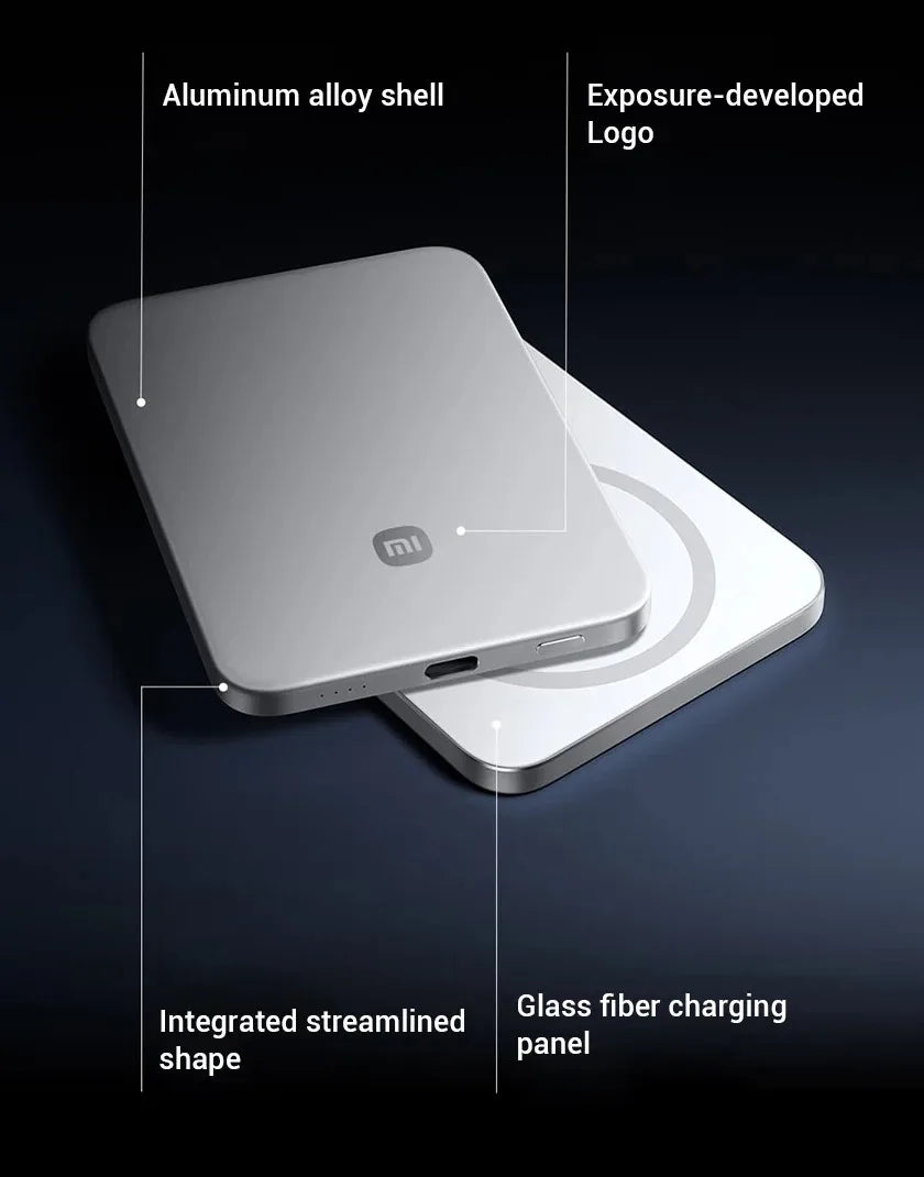 Xiaomi Jinshajiang 5000mAh 22.5W MAX Ultra Thin Portable External Battery Power Bank Fast Charging for iPhone