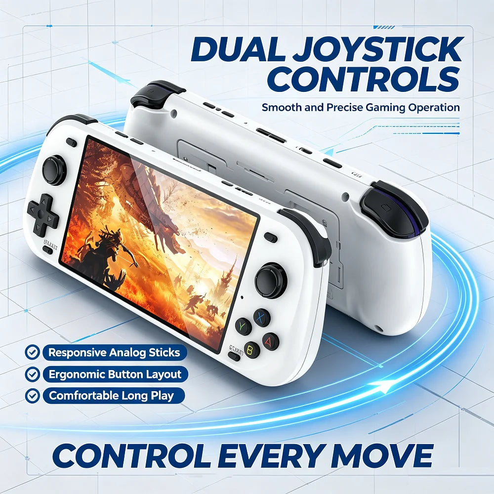NEW R50S Consolas 5.1-inch 854*480 HD Screen Video Gaming Player 4200mAh Battery Retro Handheld Game Console Dropshipping