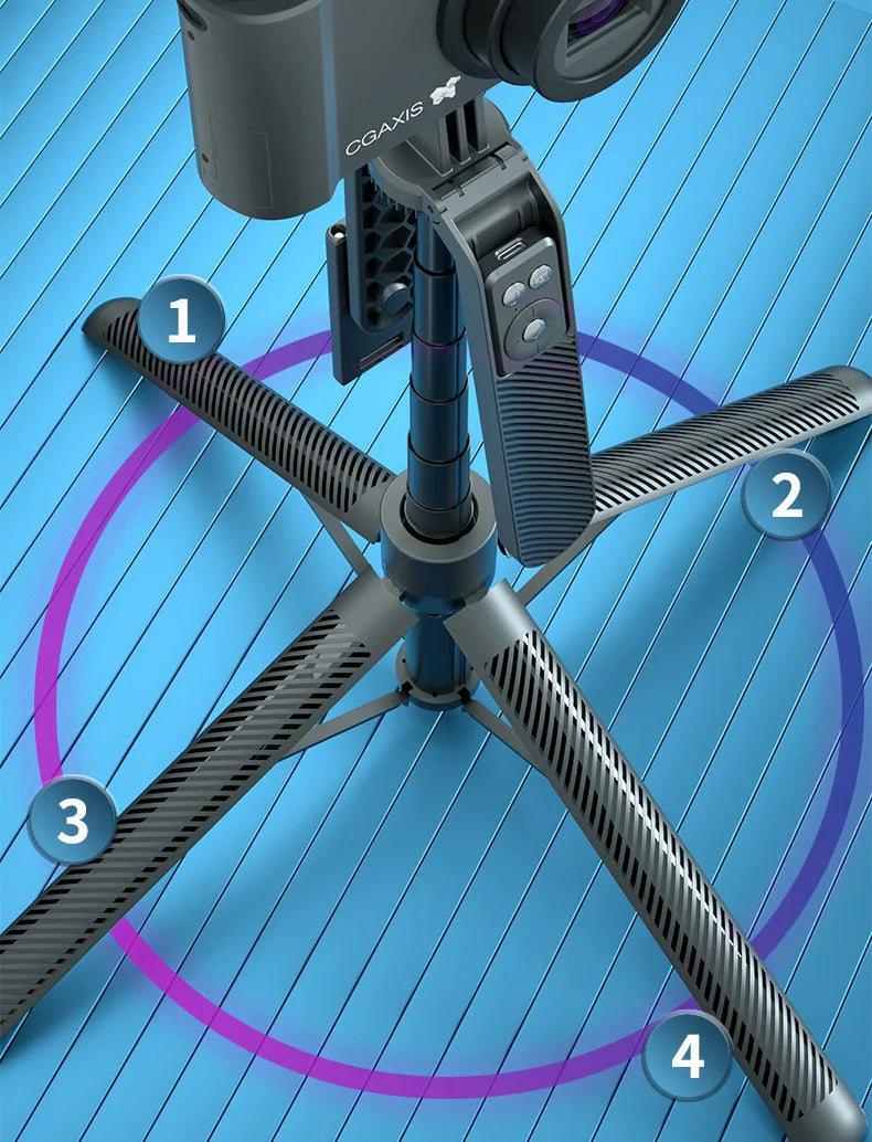 A14 Bluetooth Selfie Stick 1.8M Aluminum Alloy Tripod Stand with One-Key Pop-Up for Phone Live Streaming and Photography