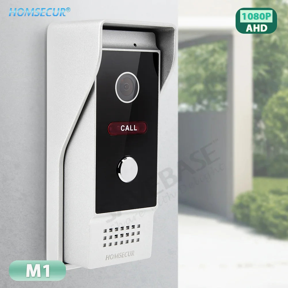 4 Wire M1 HD Doorbell Camera Surface Mount 120° View Angle ONLY for  HOMSECUR 1080P Video Door Phone Intercom Home Security
