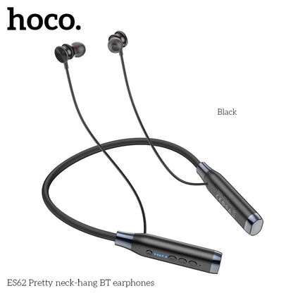 HOCO ES62 Neckband Earphones Bluetooth 5.3 Sport Headsets Support TF Card Playback 120 Hours Long Battery Life For Mobile Phone