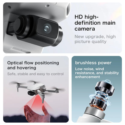 Aeri100 Drone with VR Optical Flow Positioning Brushless Motor HD Aerial Photography Dual Camera Remote Control Aircraft