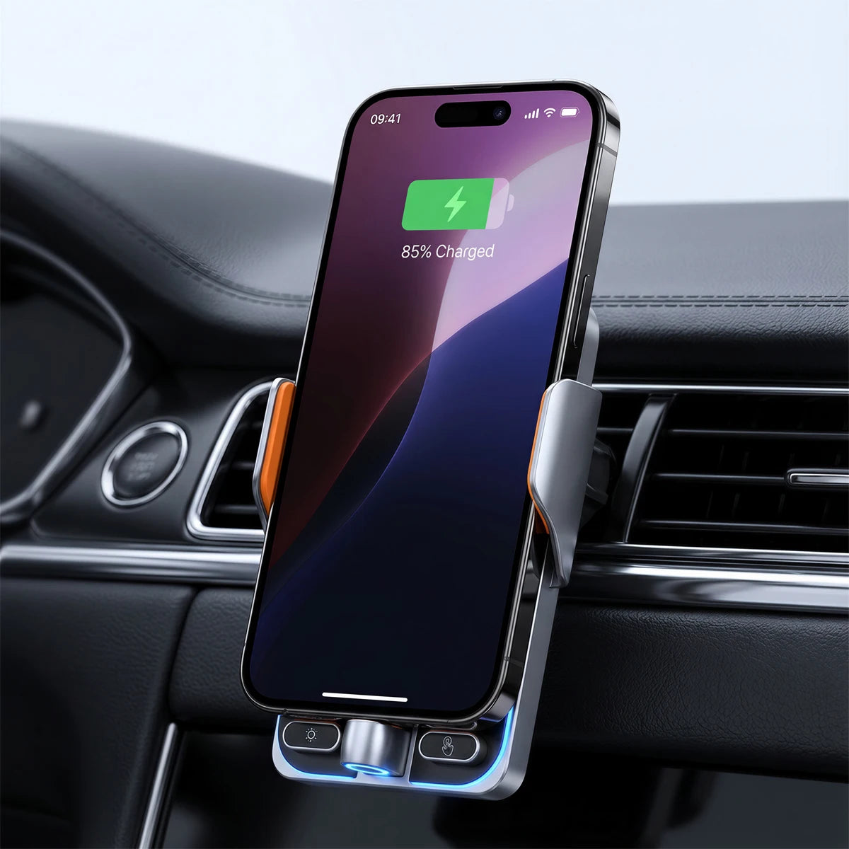 For Audi A5 S5 RS5 2025 2026 2027 Car Phone Holder Screen Fixed Clip Wireless Charger Phone Mount Qi Car Phone Charger Mounts