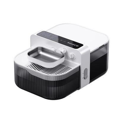ROJECO Wireless Cat Water Fountain Smart Pet Water Dispenser for Cat 2000mAh Automatic Sewage Separation Cat Drinking Fountain