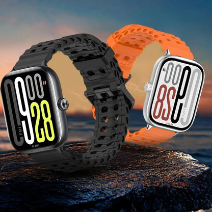 Soft Silicone Strap for Redmi Watch 6 5 4 Sports Two Tone Wristband for Xiaomi Mi Band 8 9 Pro Adjustable Rubber Wristband