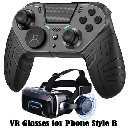 Controller For PS4 PS3 PS Playstation 4 3 PC Control Wireless Bluetooth Mobile Android TV Gamepad Gaming Game Pad Joystick Phone