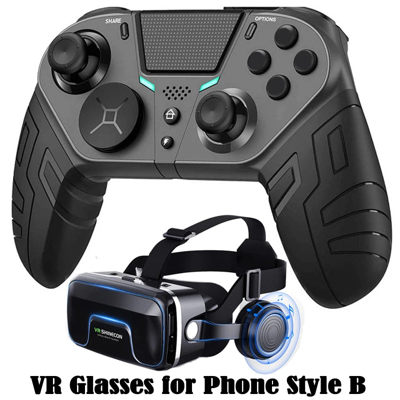Controller For PS4 PS3 PS Playstation 4 3 PC Control Wireless Bluetooth Mobile Android TV Gamepad Gaming Game Pad Joystick Phone