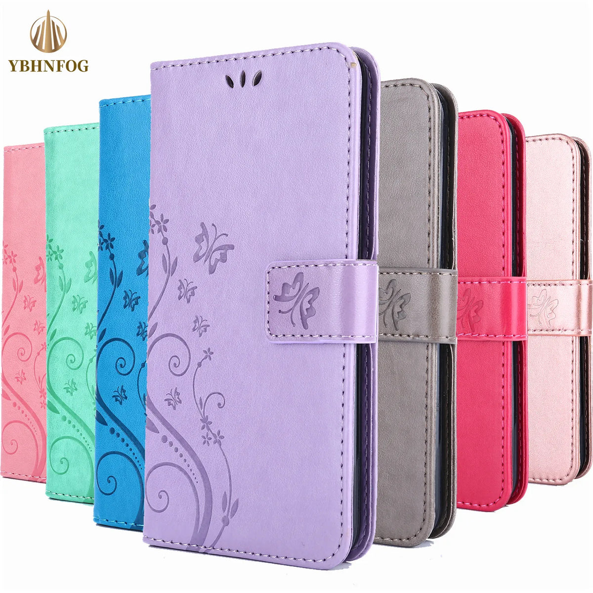 S8 S9 Plus S10 S20 FE S21 S22 S23 Ultra PU Leather Wallet Cover For Samsung Galaxy S23 FE S10 Plus Holder Flip Stand Phone Case