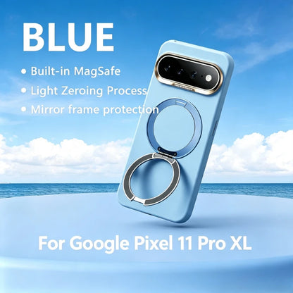360 Rotating Bracket Liquid Silicone for Magsafe Phone Case for Google Pixel 11 10 Pro XL 10A Magnetic Wireless Charging Cover