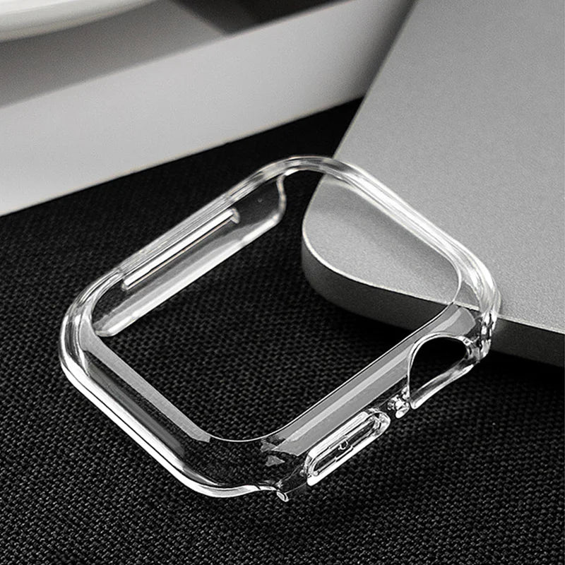 Hard Pc Bumper Case For Apple Watch case 41mm 45mm 46mm 44mm Cover No Screen Protector  Accessories iWatch Series 12 11 10 8 9