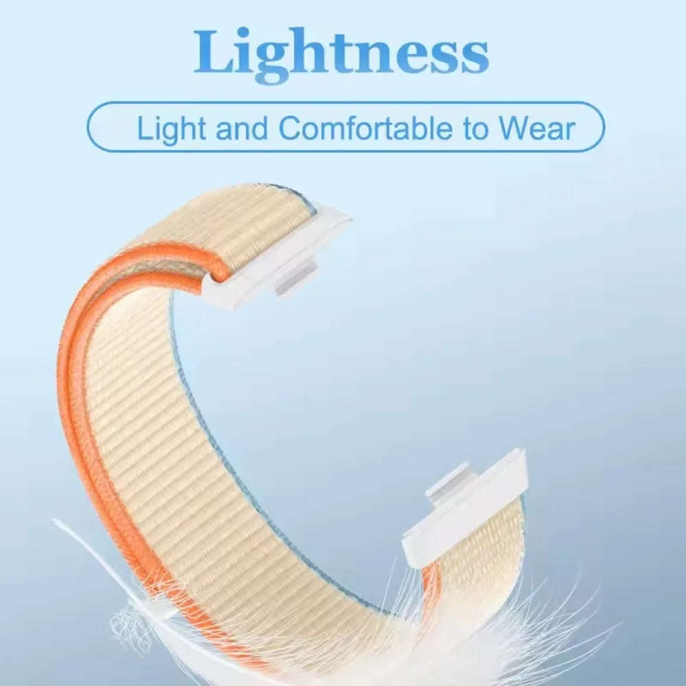 Nylon Loop Strap for Huawei Watch Fit 5-4 Pro Woven Smartwatch Comfortable Band Bracelet for Huawei Watch Fit 5/4/3 Accessories