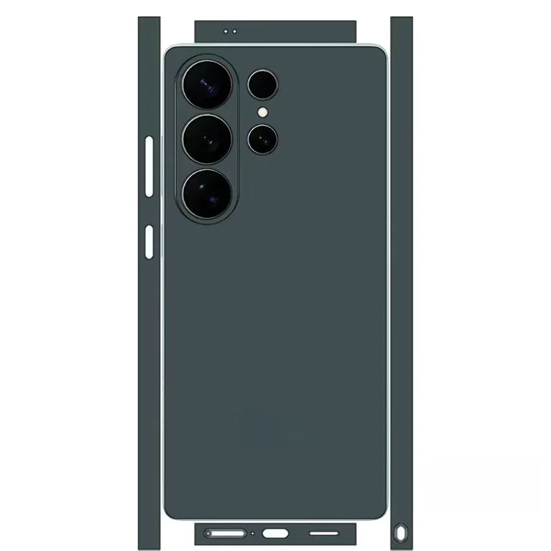 Colorful Decal Skin for Samsung Galaxy S24 S23 S26 Ultra Plus S25  Back Screen Protector Cover Wrap Stones Sticker