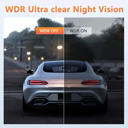2 Camera Dash Cam W/ IR Night Vision Loop Recording & 2" IPS Screen 1080P ， DVR recorder, video recorder, Vehicle DVR