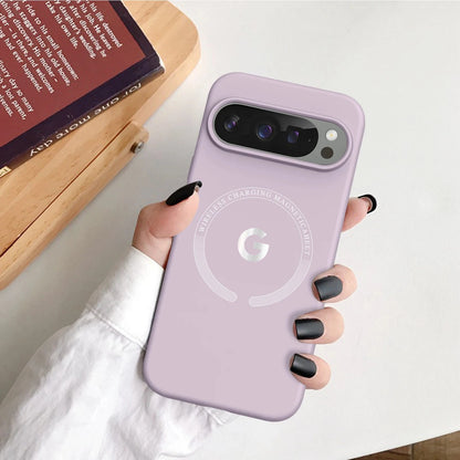 Simple Style Original Liquid Silicone Wireless Charge Case For Google Pixel 10 9 Pro XL 8 7 6 A/Pro Silky Touch Shockproof Cover