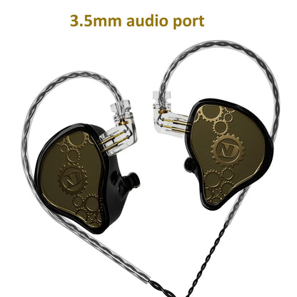 ND Venus Type C/3.5mm Wired Headphones Dynamic Drive HiFi Bass Stereo Music Earphones Noise Cancelling Game Headset For Phone PC