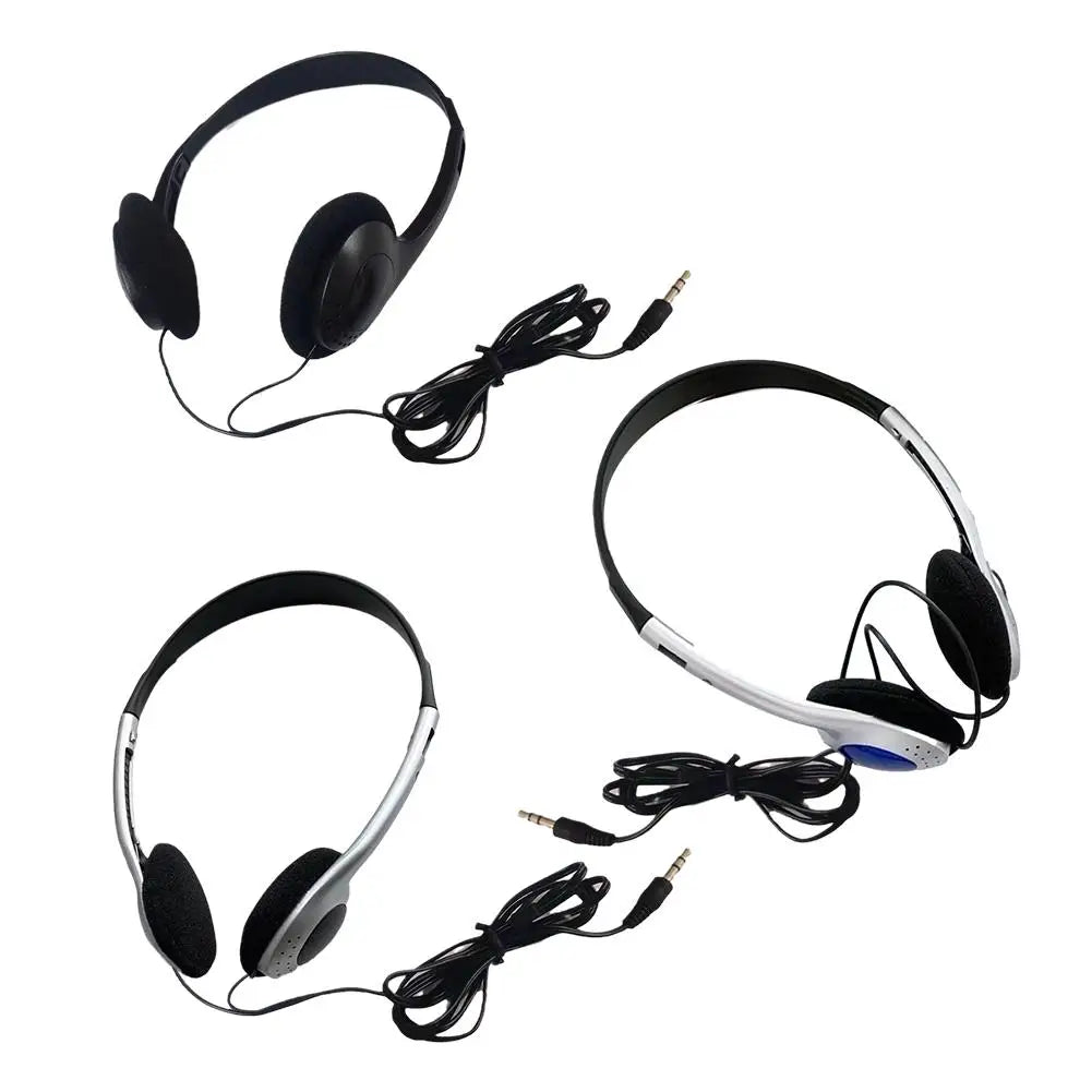 Y2K Personality Retro Headphones Millennium Style Over Ear Wired Headset Vintage Metal Band Photo Props Fashion Noise Isolation