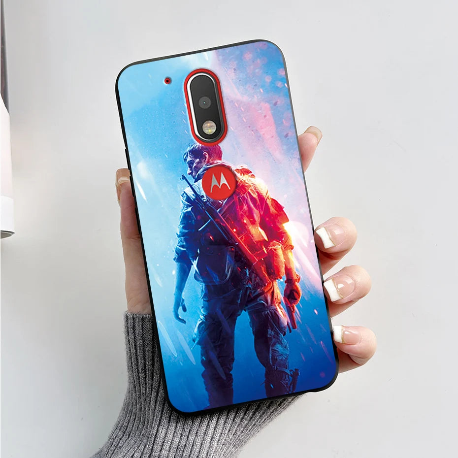 Case for Motorola Moto G4 / Moto G4 Plus / Moto G4 Play Back Cover Fashion Marble Silicone Soft TPU Protective Phone Cases Coque