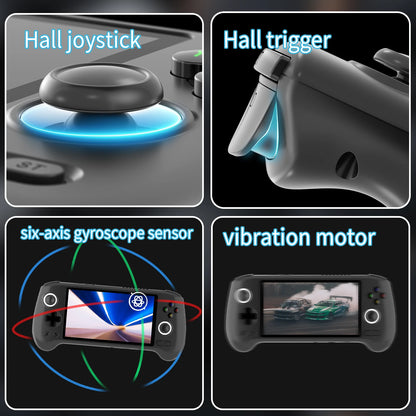ANBERNIC RG556 Retro Handheld Game Android 13 5.48 inch Touch OLED Screen Support DP WiFi Bluetooth Hall Rocker Battery 5500mAh
